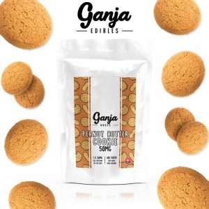 Buy Ganja Edibles Peanut Butter Cookie 50mg